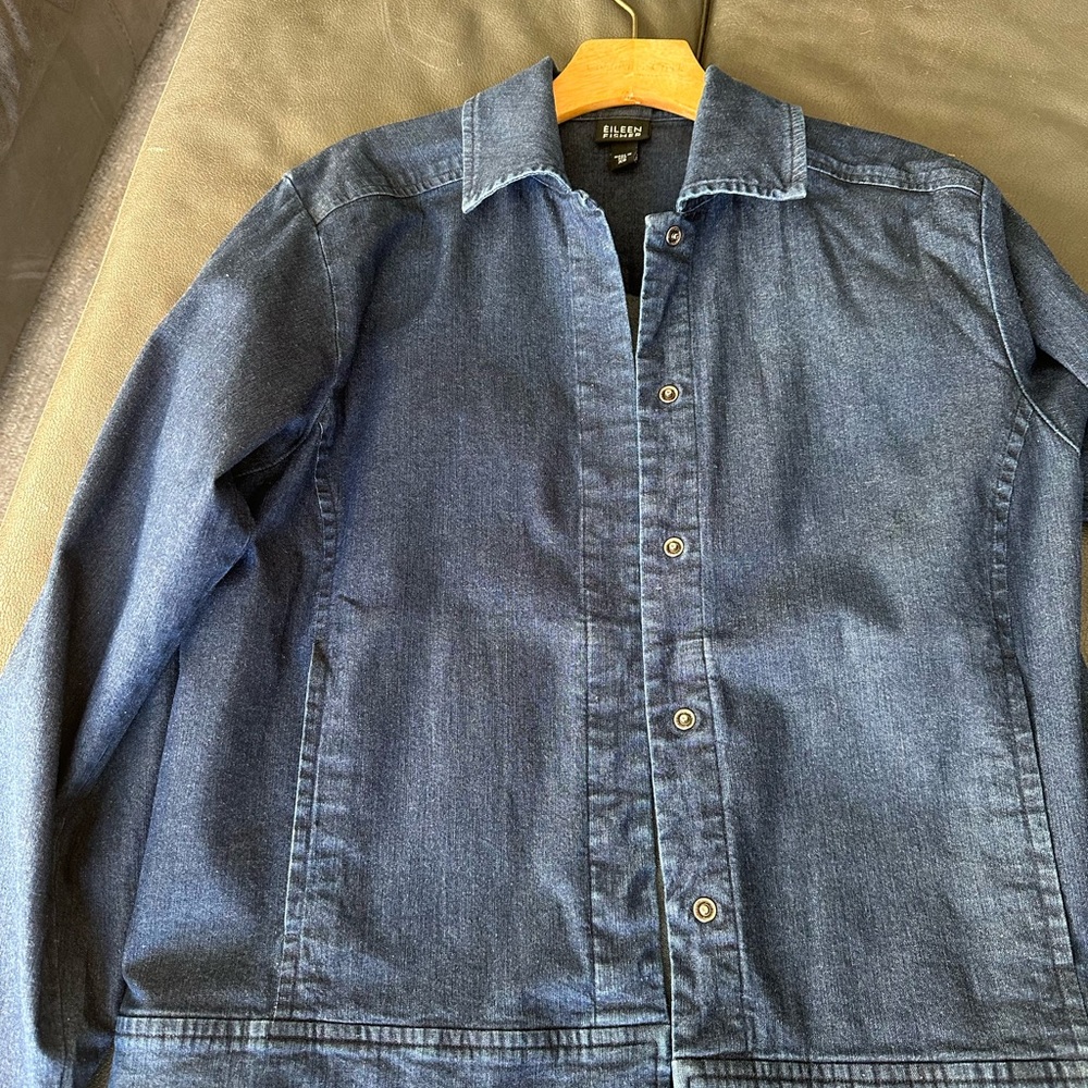 Eileen Fisher denim jacket size XS